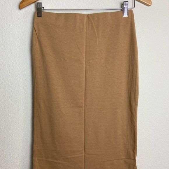 Heart & Hips Women Medium Enzyme-Washed Taupe Skinny Pencil Business Skirt - Picture 4 of 4